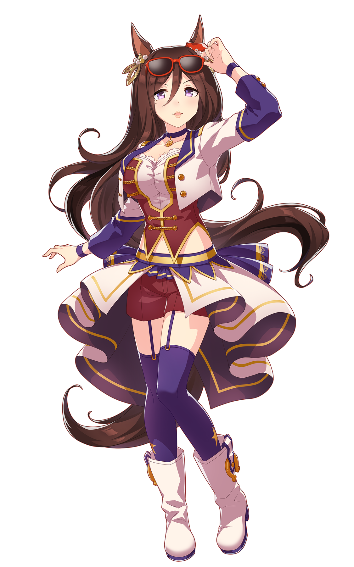 シーキングザパール(STARTING FUTURE・ウマ娘 公式アートワークより)