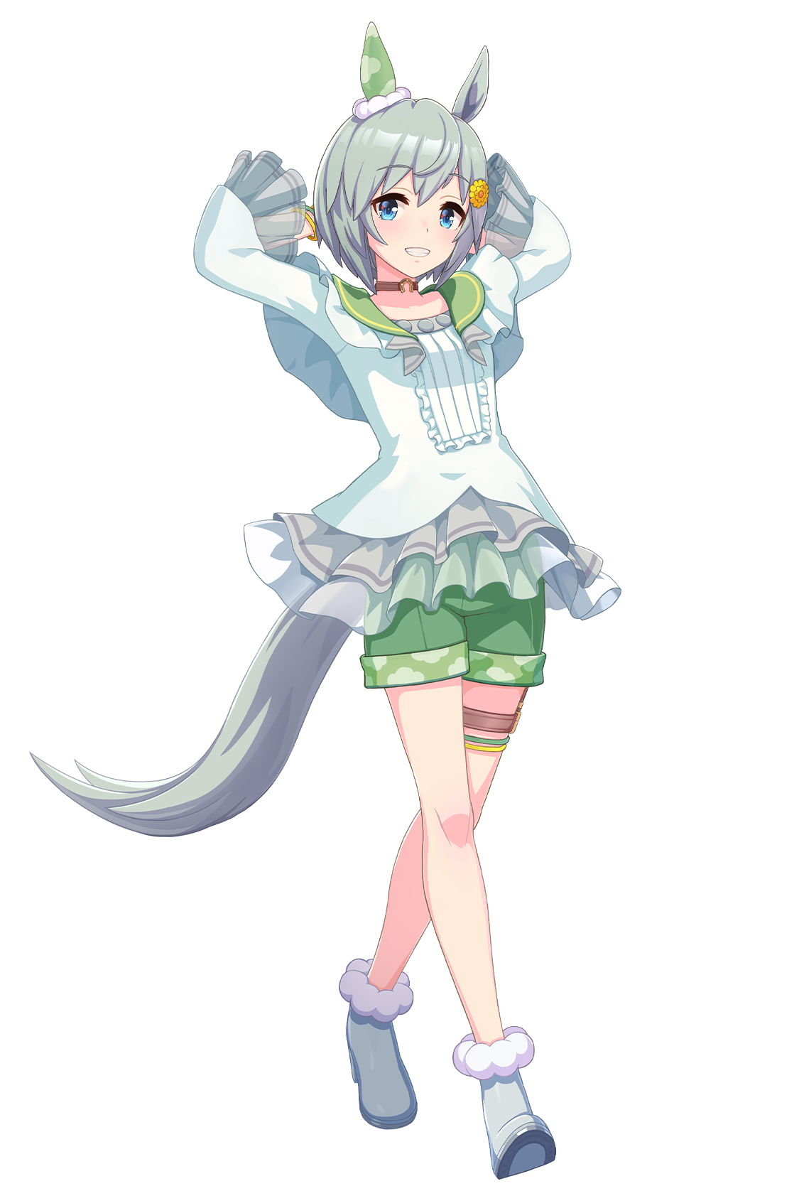 セイウンスカイ(勝負服・ウマ娘 公式アートワークより)