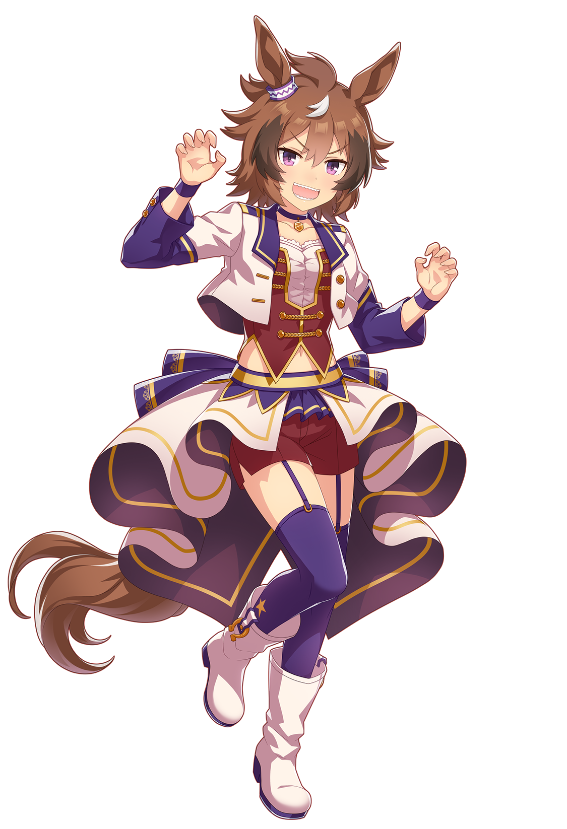 シンコウウインディ(STARTING FUTURE・ウマ娘 公式アートワークより)