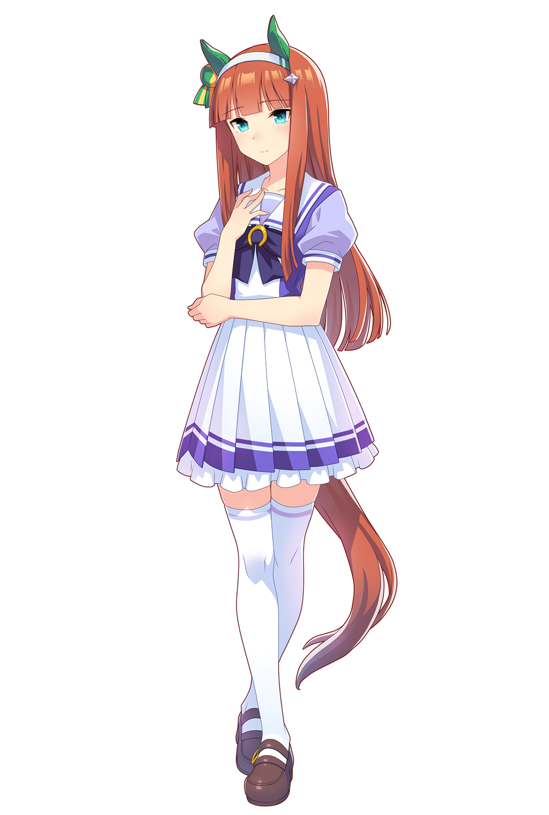 サイレンススズカ（制服・ウマ娘 公式アートワークより）