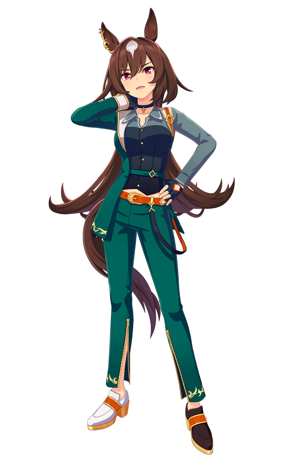 シリウスシンボリ（勝負服・ウマ娘 公式アートワークより）