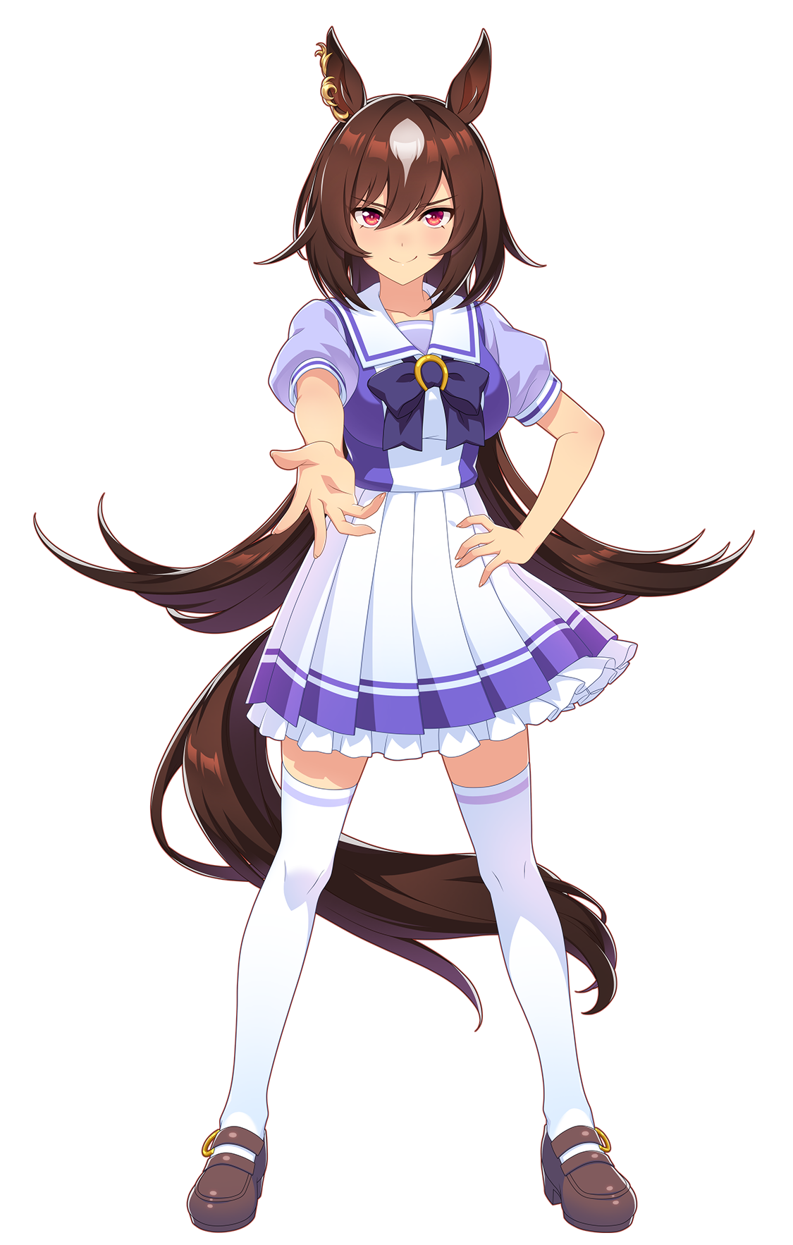 シリウスシンボリ（制服・ウマ娘 公式アートワークより）