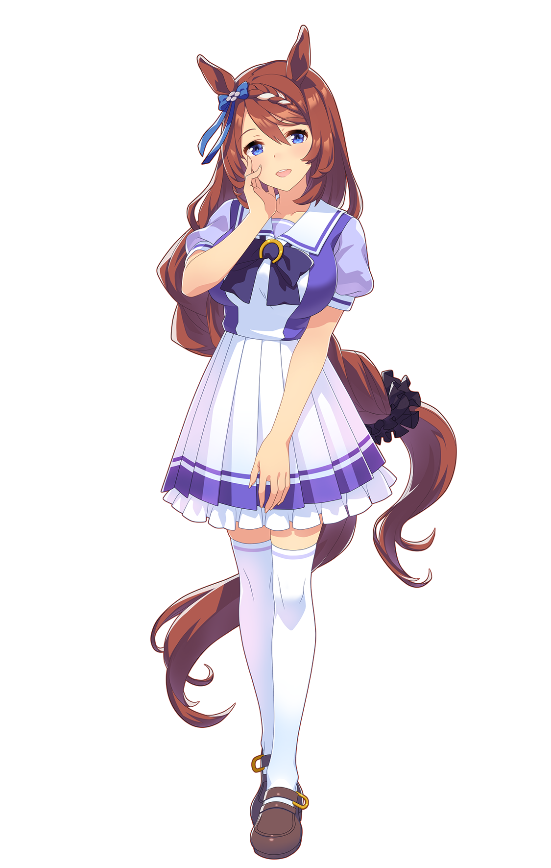 スーパークリーク(制服・ウマ娘 公式アートワークより)
