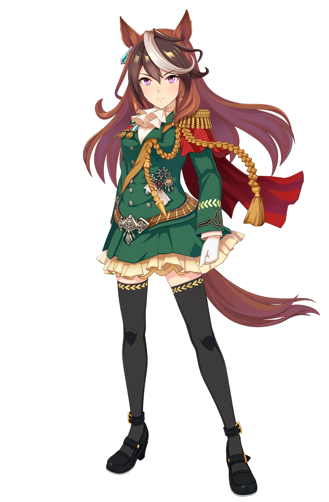 シンボリルドルフ(勝負服・ウマ娘 公式アートワークより)