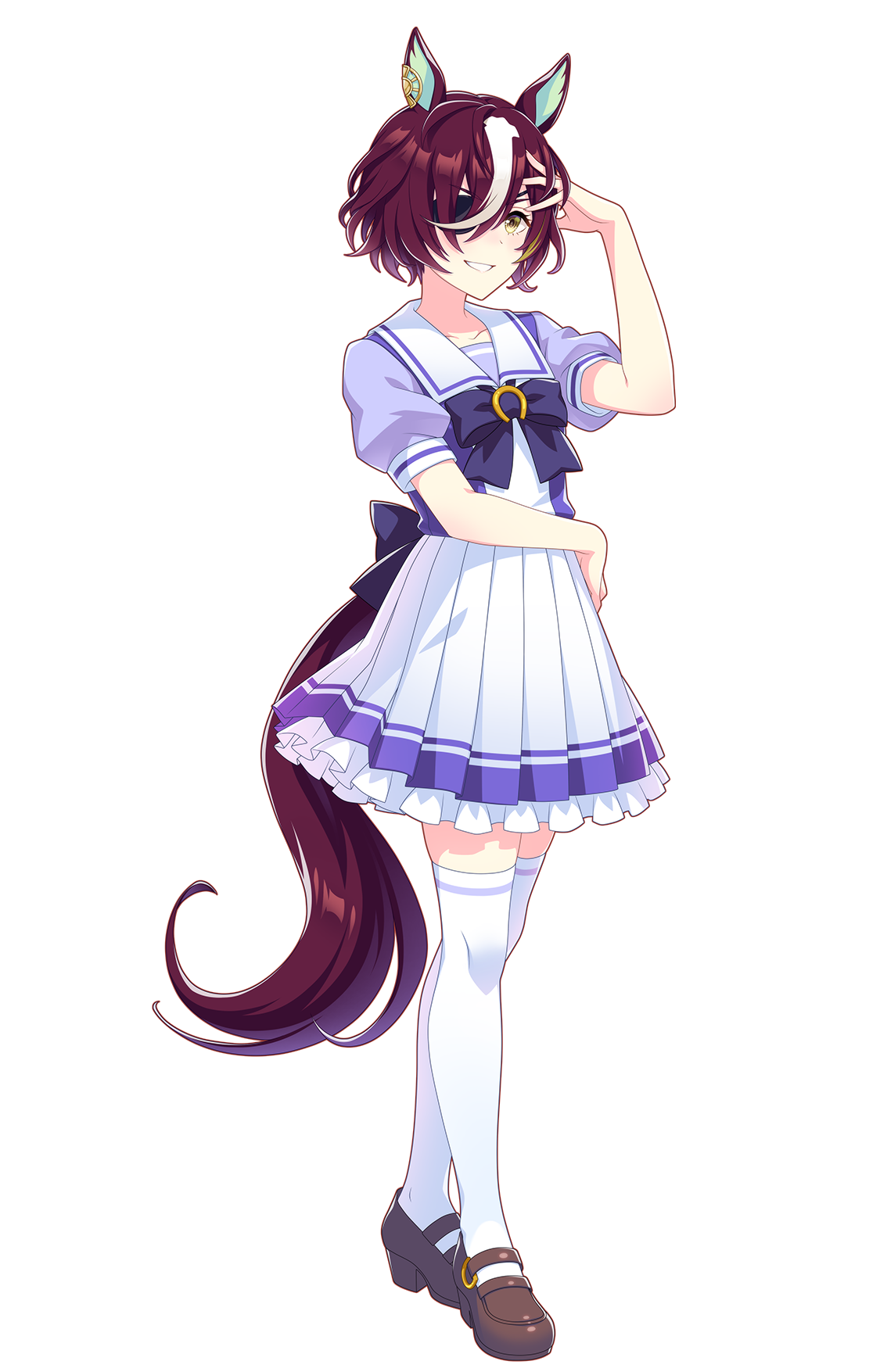 タニノギムレット(制服・ウマ娘 公式アートワークより)