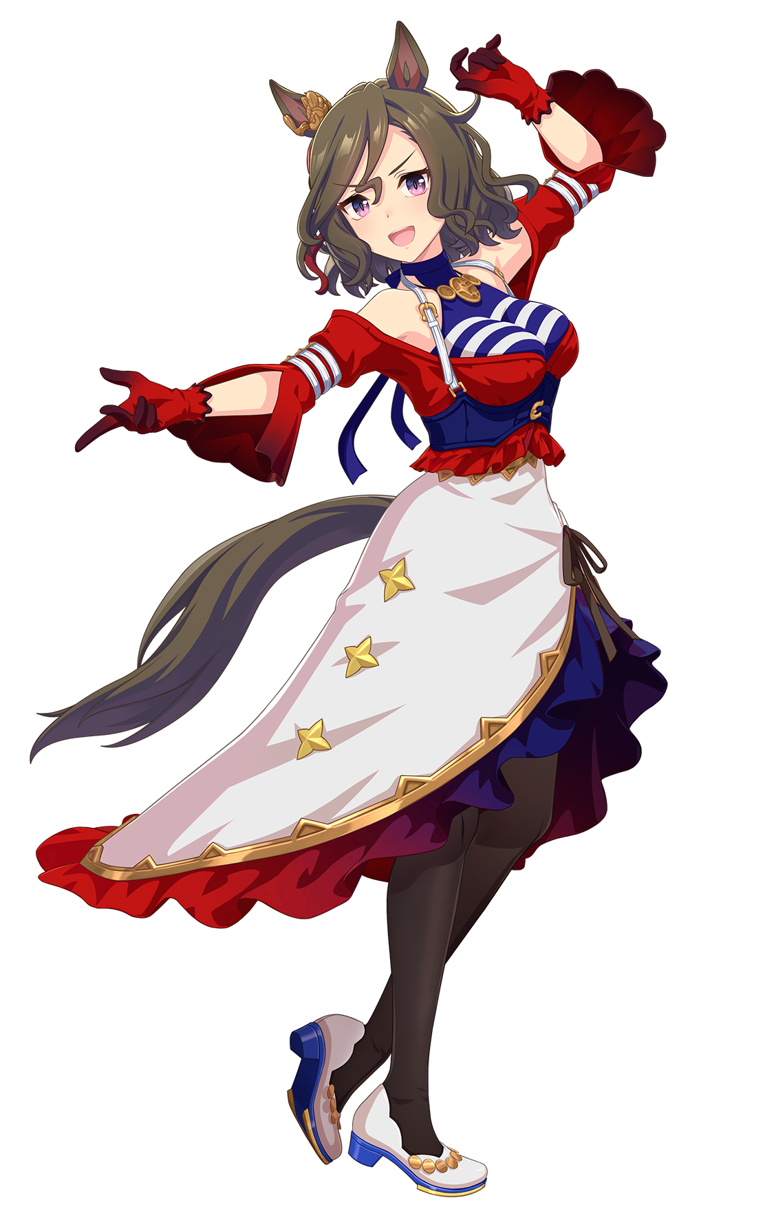 タップダンスシチー(勝負服・ウマ娘 公式アートワークより)