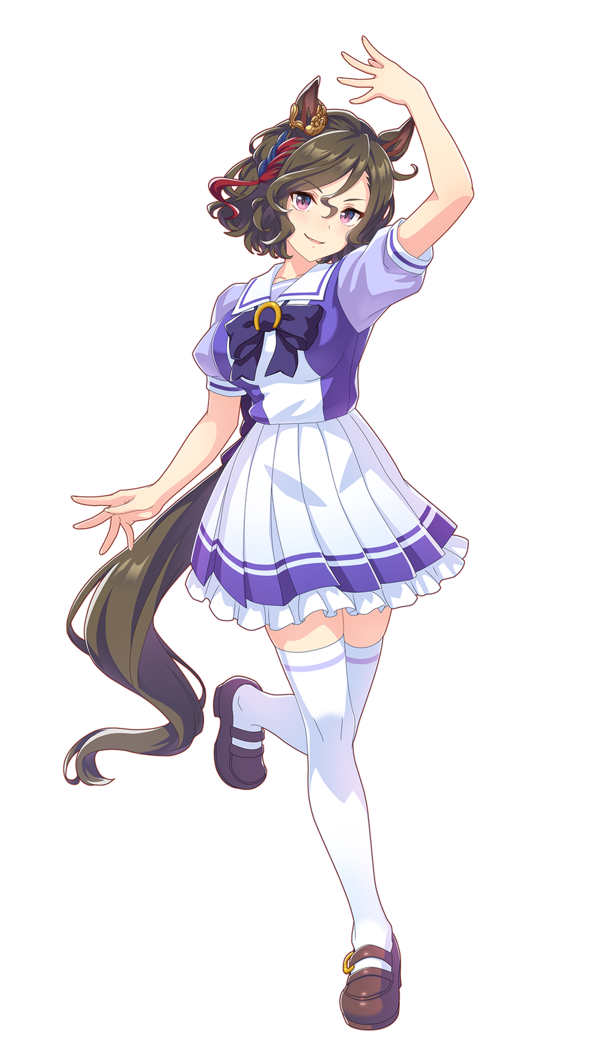 タップダンスシチー(制服・ウマ娘 公式アートワークより)