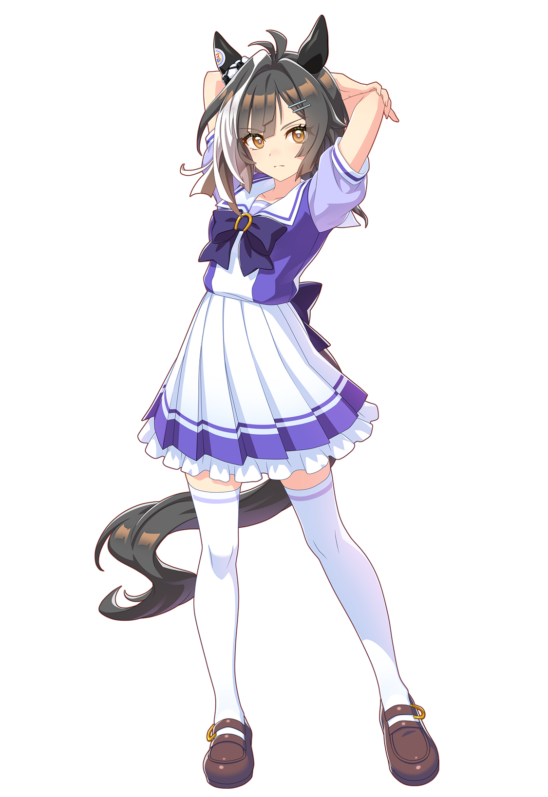 タイトルホルダー（制服・ウマ娘 公式アートワークより）