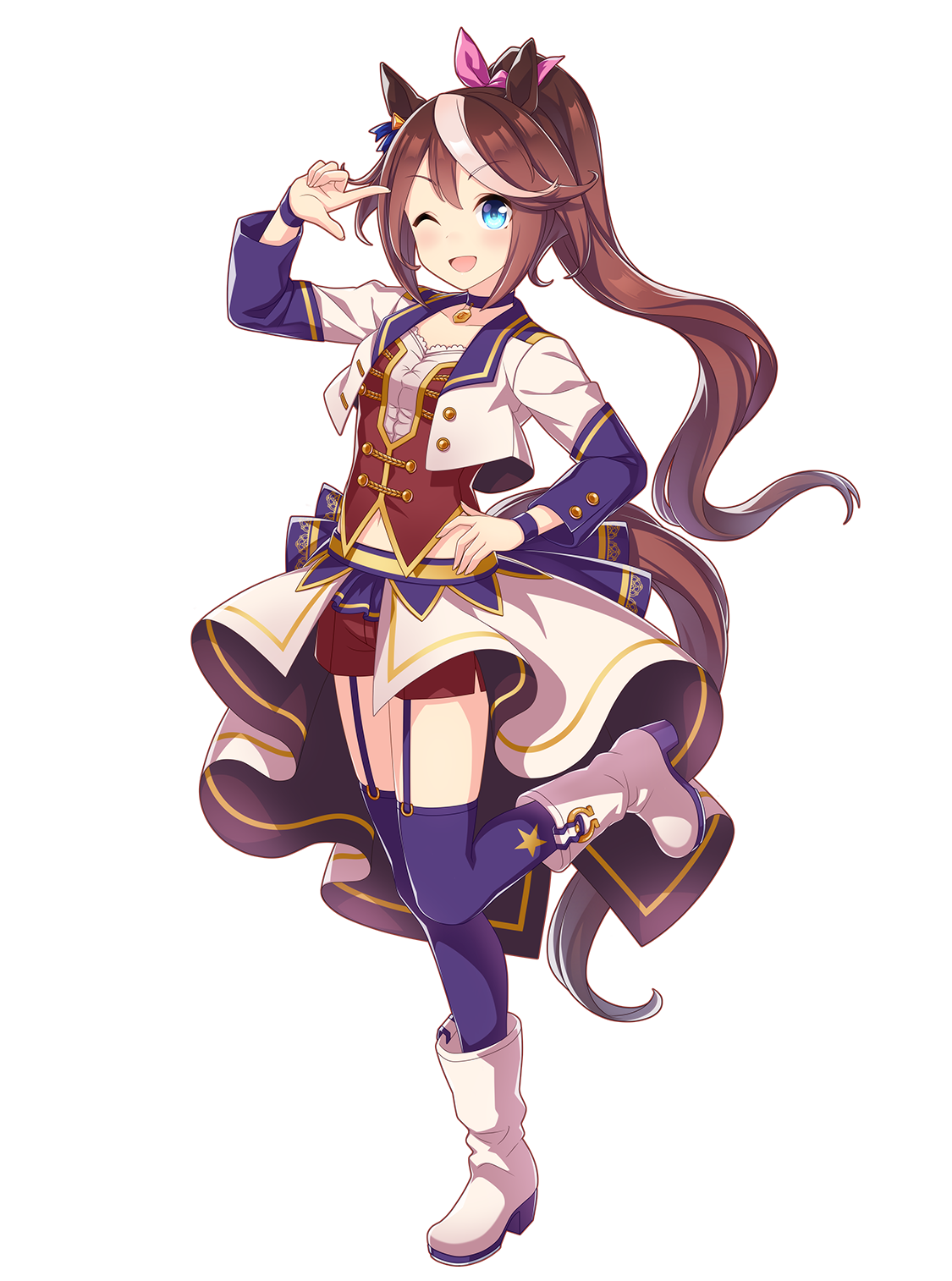トウカイテイオー(STARTING FUTURE・ウマ娘 公式アートワークより)