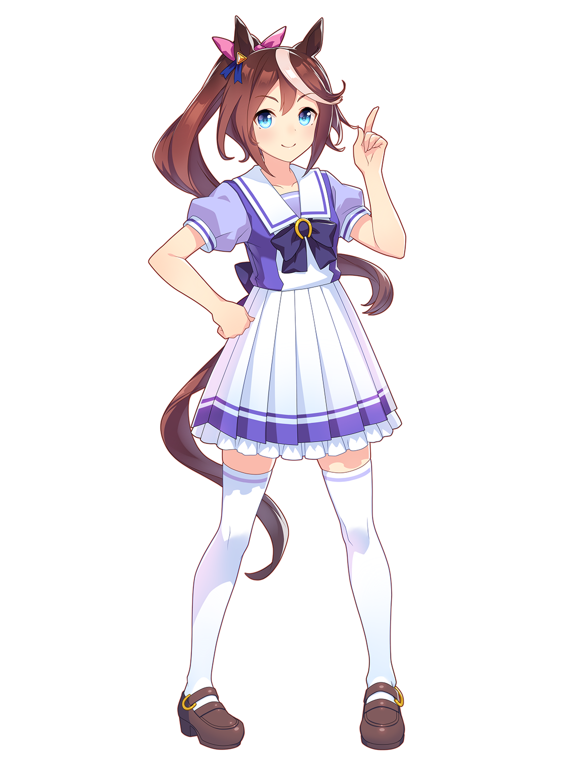 トウカイテイオー(制服・ウマ娘 公式アートワークより)