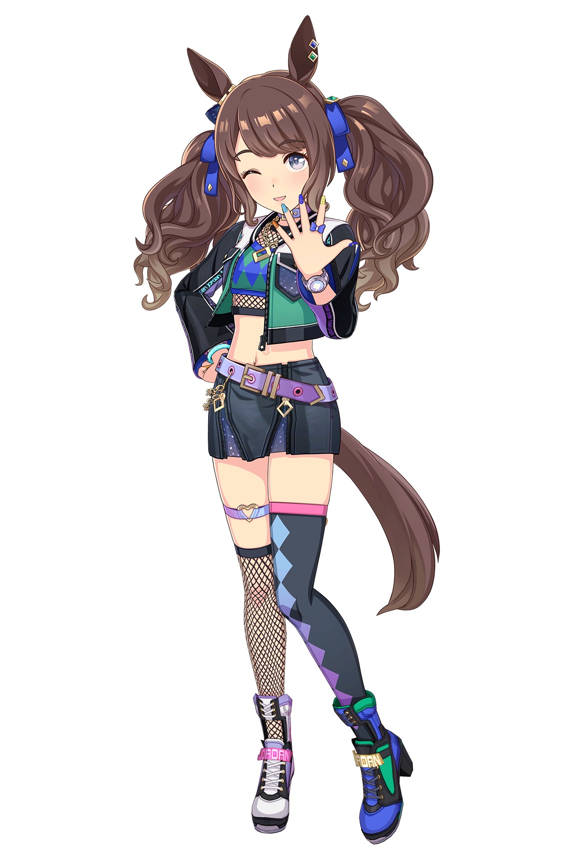 トーセンジョーダン(勝負服・ウマ娘 公式アートワークより)