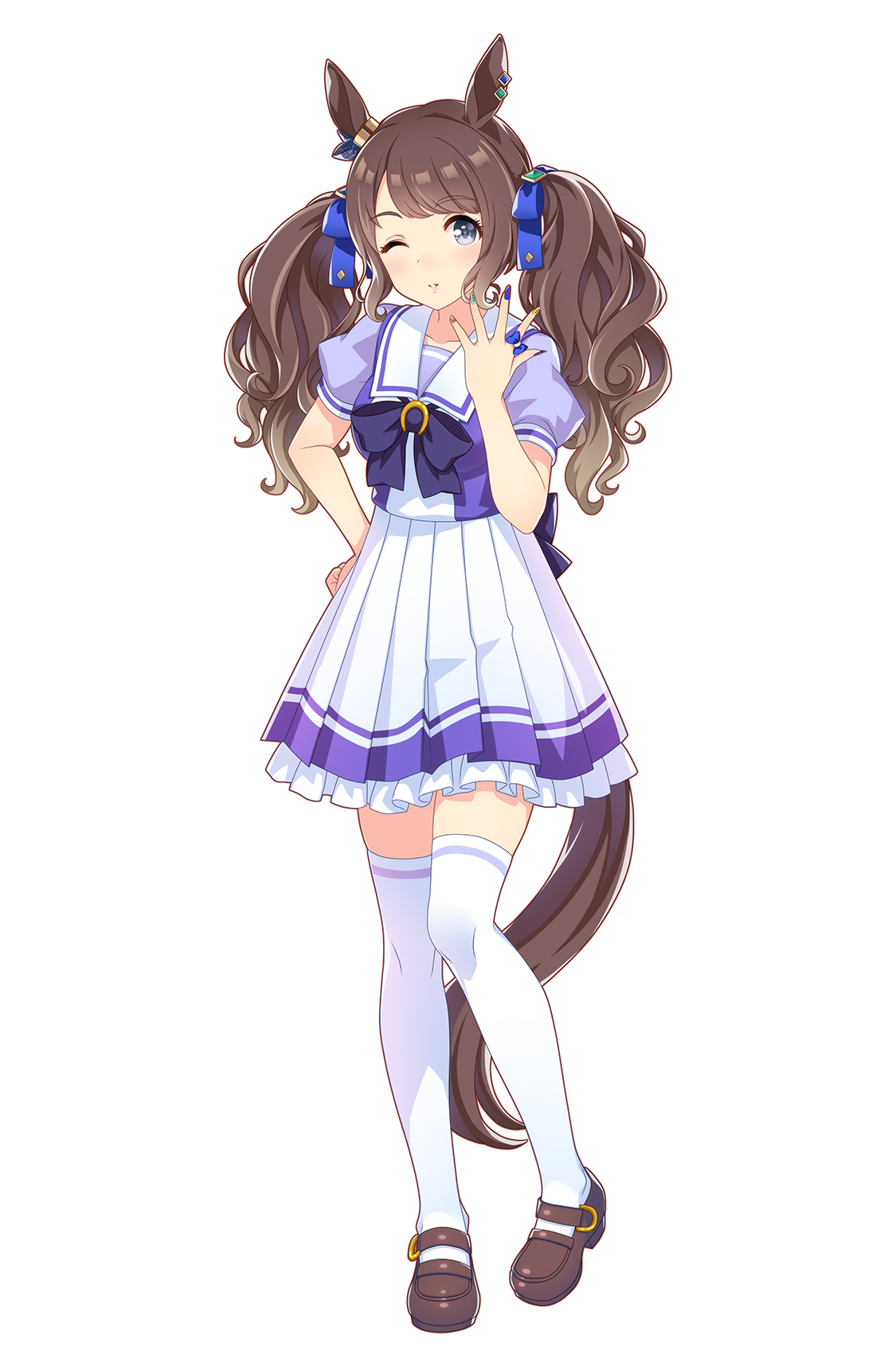 トーセンジョーダン(制服・ウマ娘 公式アートワークより)