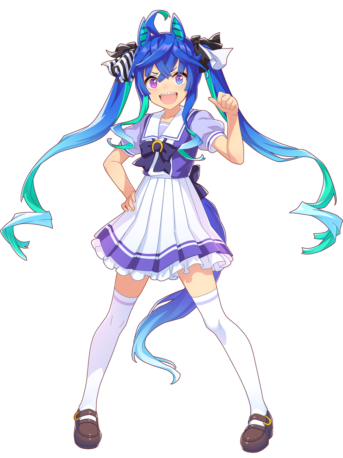 ツインターボ(制服・ウマ娘 公式アートワークより)