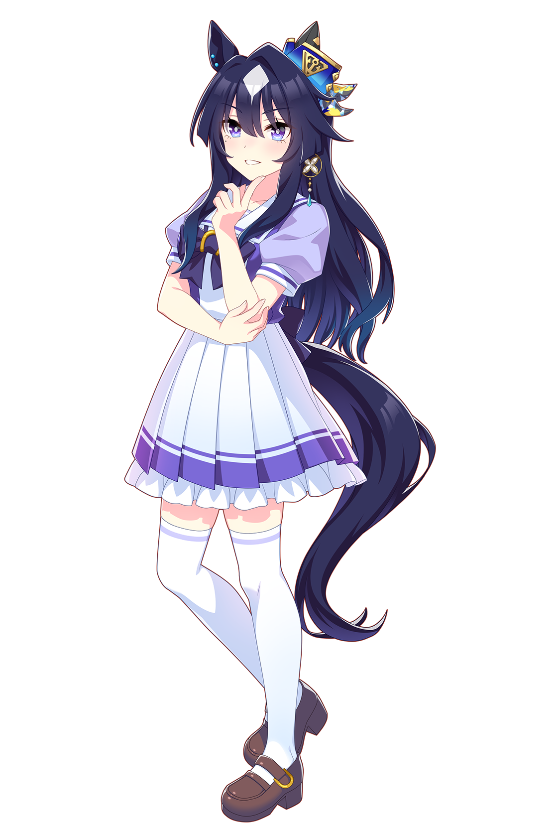 ヴィルシーナ(制服・ウマ娘 公式アートワークより)
