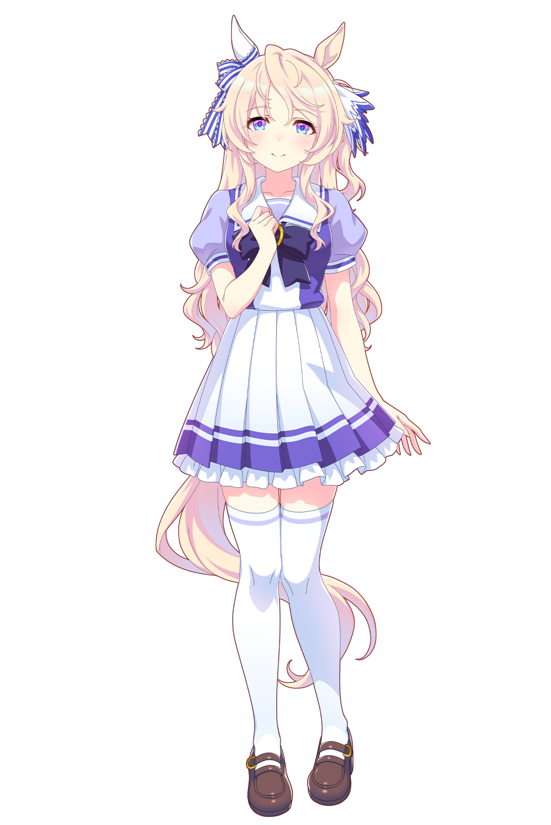 ヴィクトワールピサ（制服・ウマ娘 公式アートワークより）