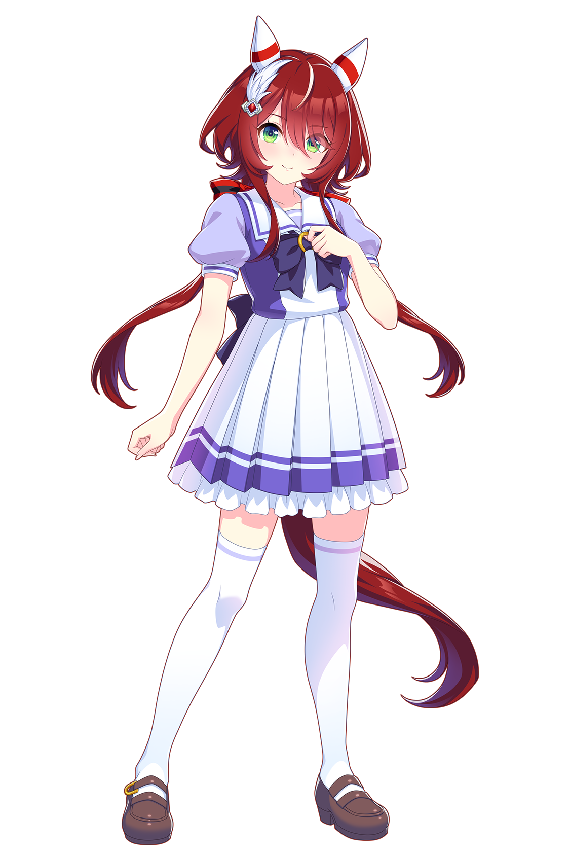ウインバリアシオン(制服・ウマ娘 公式アートワークより)