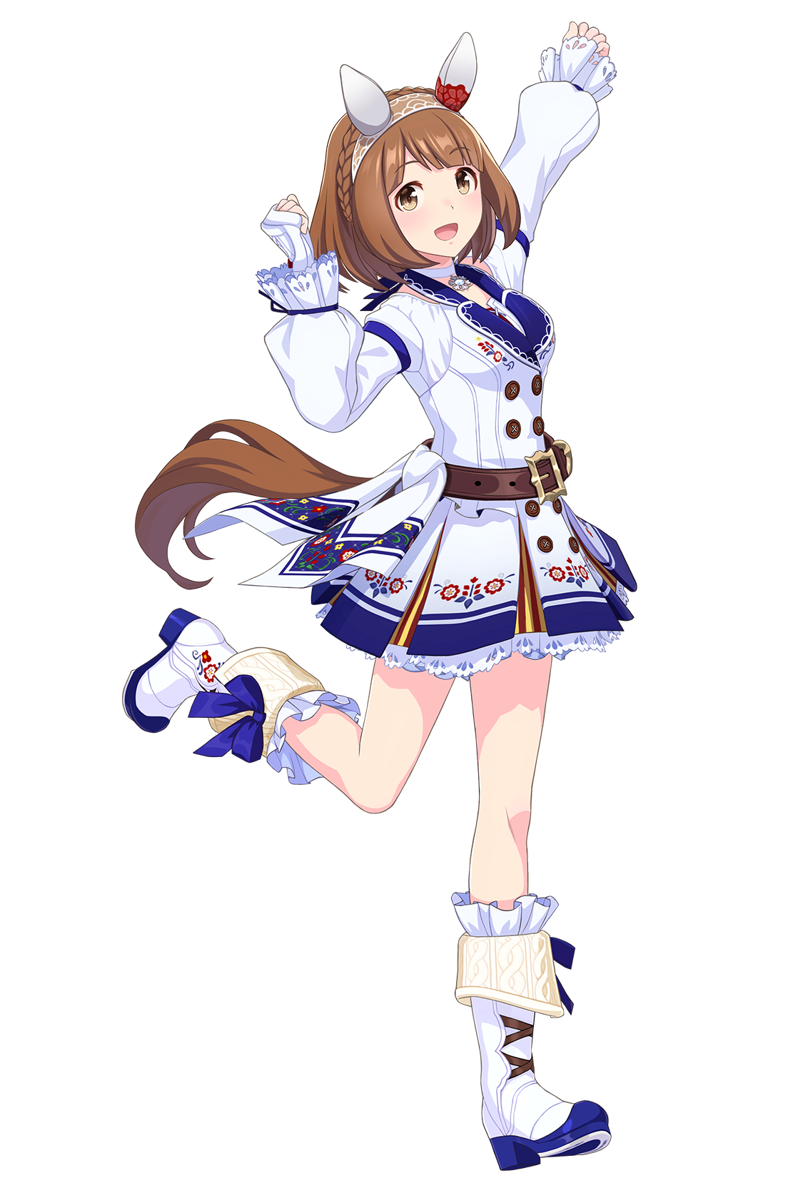 ユキノビジン(勝負服・ウマ娘 公式アートワークより)