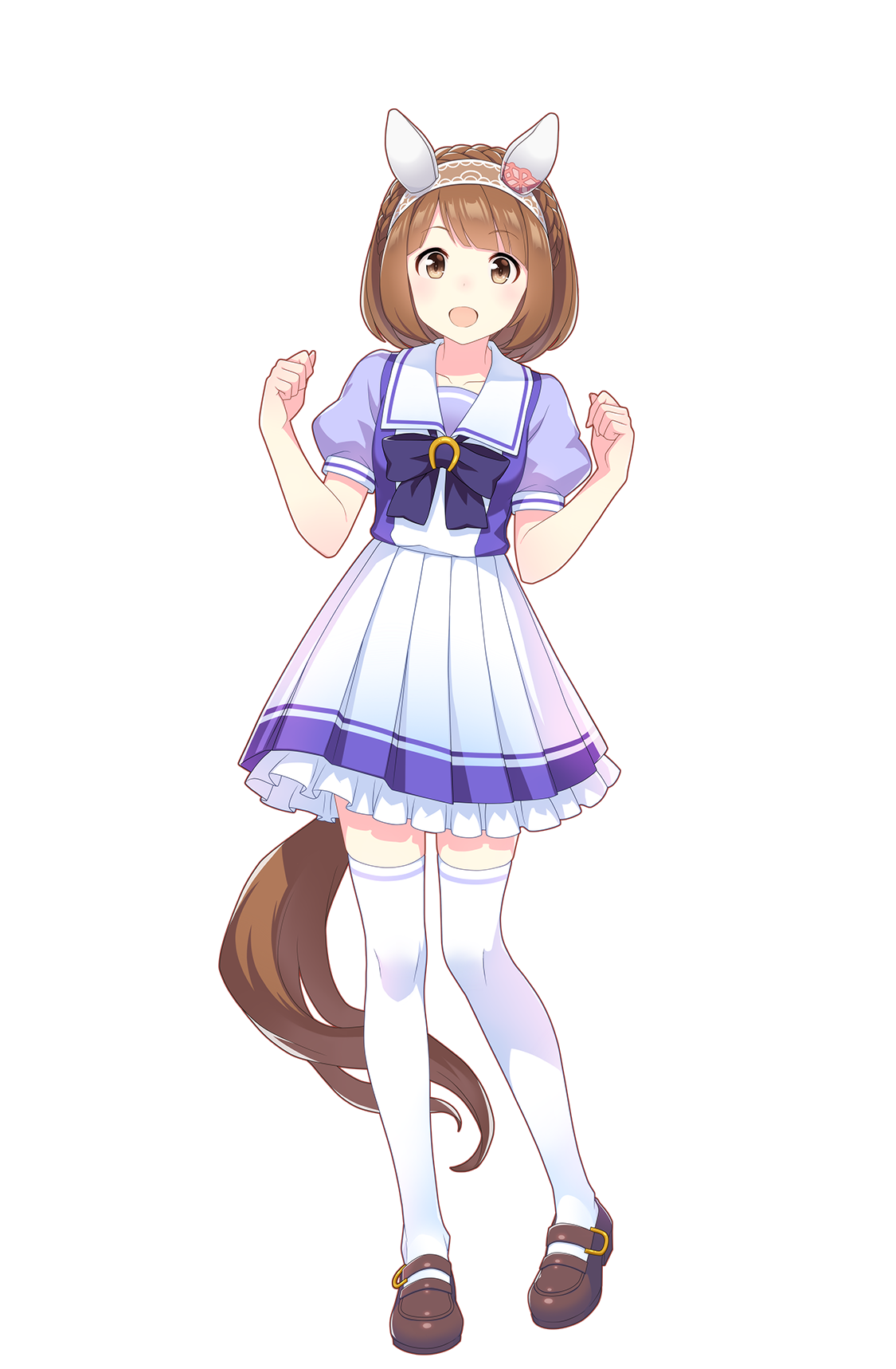ユキノビジン(制服・ウマ娘 公式アートワークより)